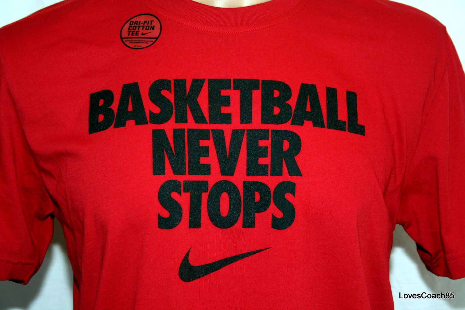 basketball never stops shirt